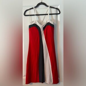 Soybu Red, Black, and White athletic Dress